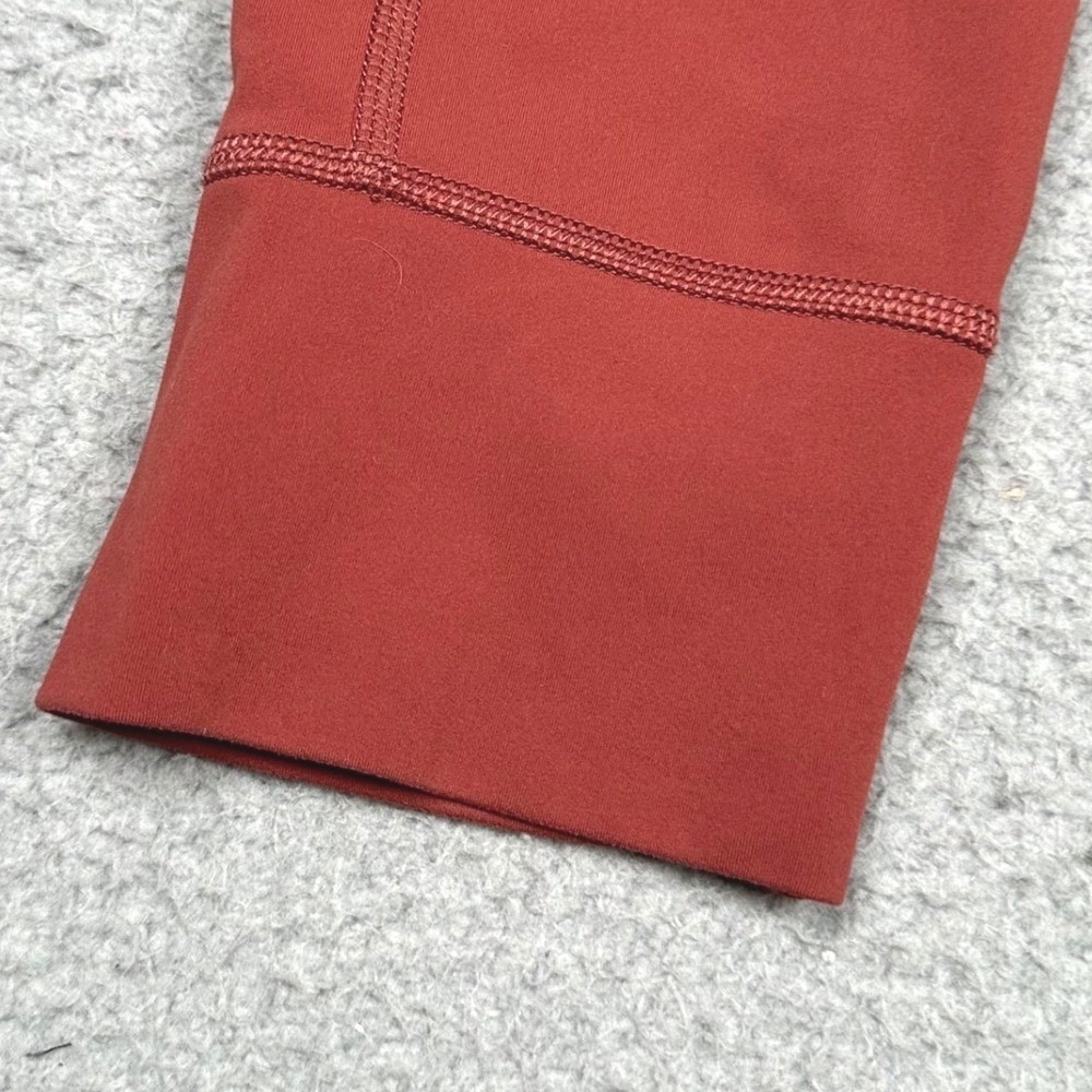 Vuori Daily Pocket Leggings Womens XS Rust Red High Rise Drawstring Yoga 7/8 - Picture 11 of 14